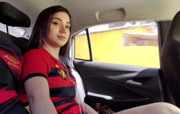 Novinha Excitada com Pau Grande Dentro do Cuzinho